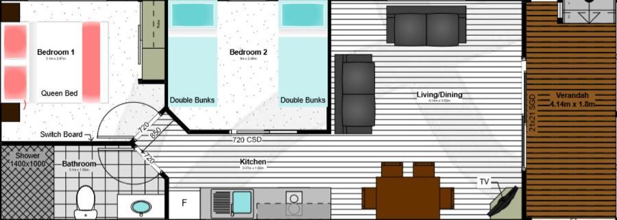 Big4 Whitsundays Tropical Eco Resort Airlie Beach Exterior foto